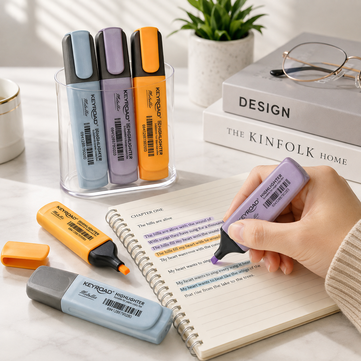 Highlighter Marker Pen Set – Bright, Smooth, and Versatile Highlighting