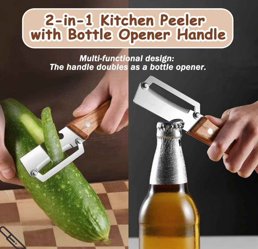 Vegetable Peeling Knife With Bottle Opener