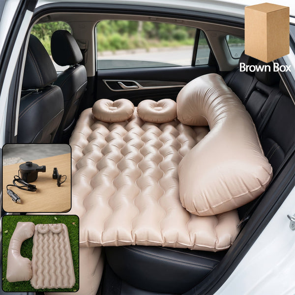 Car Air Mattress – Inflatable Bed Set with Pump & Pillows