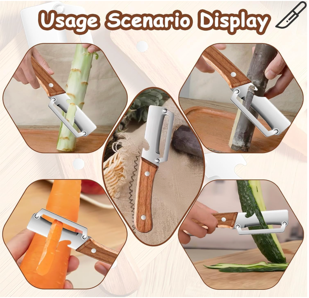 Vegetable Peeling Knife With Bottle Opener