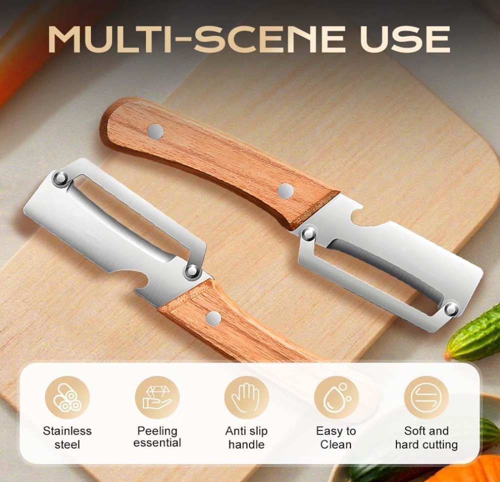 Vegetable Peeling Knife With Bottle Opener