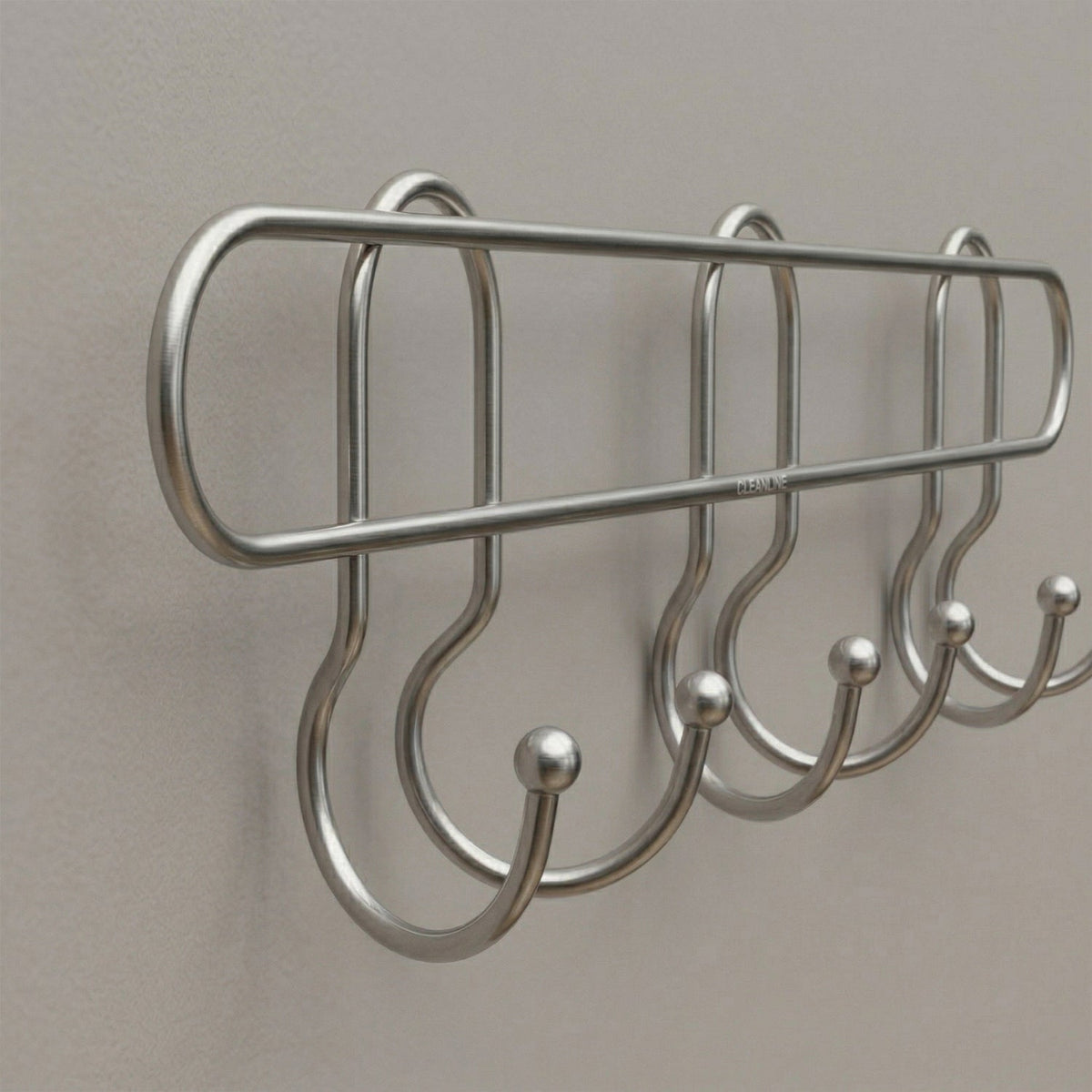 Wall Mounted Metal Hook Rack – Sleek & Heavy Duty Organizer