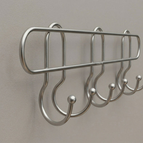Wall Mounted Metal Hook Rack – Sleek & Heavy Duty Organizer